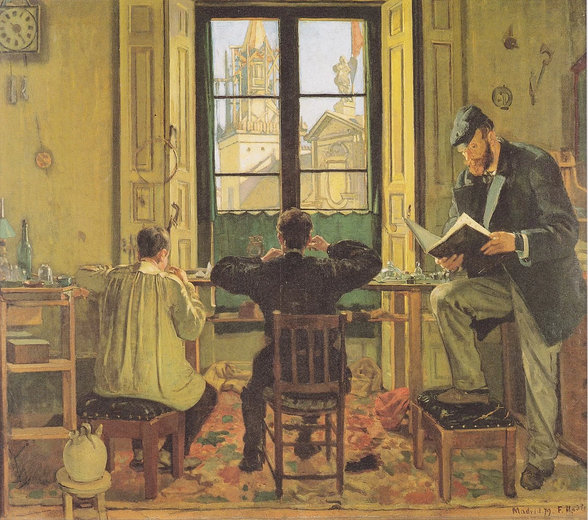 Laboratorio di orologiaio a Madrid - 1879, Kunstmuseum Luzern